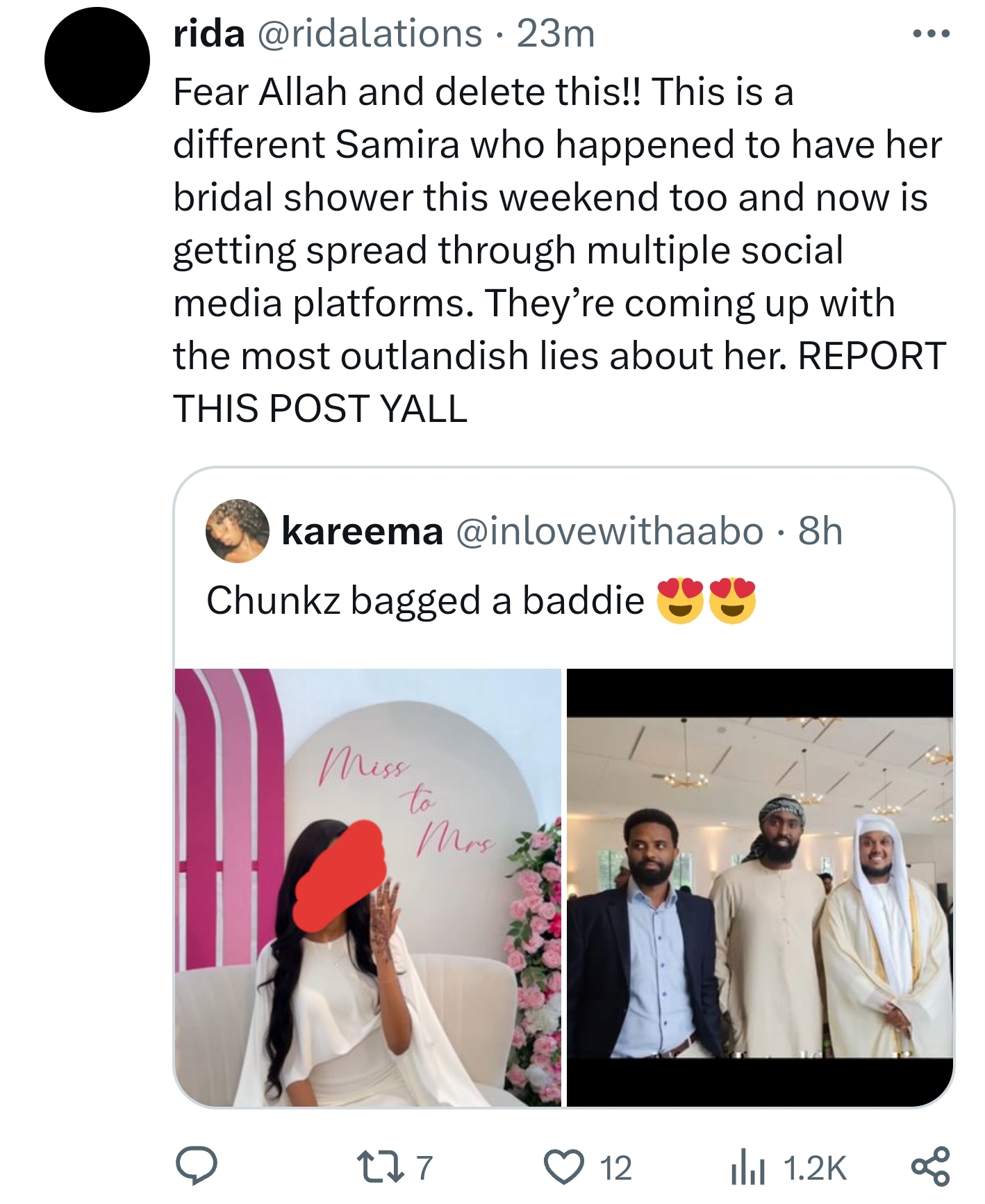 Twitter user claims to have nudes of Chunkz' wife Somali Spot Forum