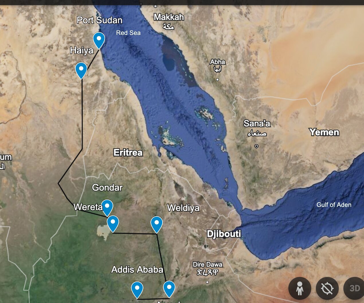 Port Sudan to Addis; New transport corridor out of/into Ethiopia ...