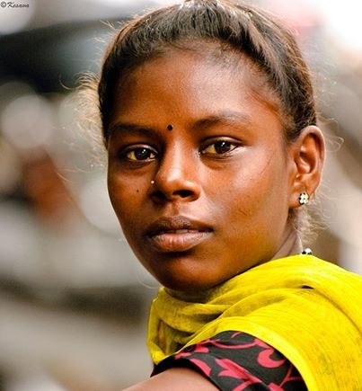 Dravidian Woman, South India - The portrait depicts a descendant ...