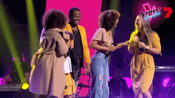 Excited Family GIF by The Voice Australia