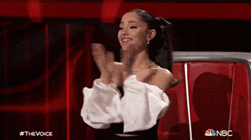 Ariana Grande Applause GIF by The Voice