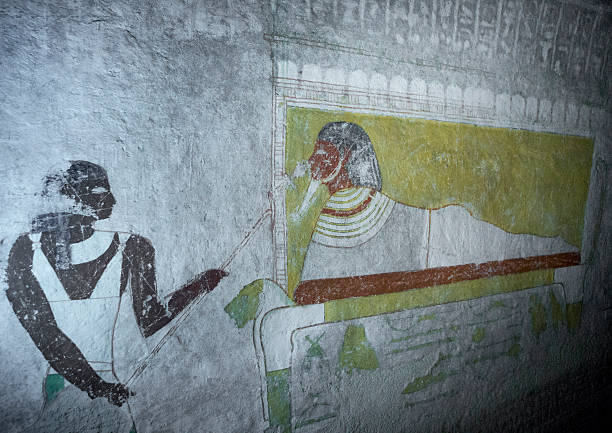 sudan-fourth-cataract-el-kurru-osiris-painting-in-the-the-tomb-of-picture-id534994024