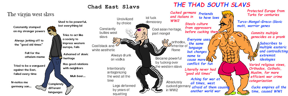 The chadest Balkans | Virgin vs. Chad | Know Your Meme The chadest Balkans | Virgin vs. Chad | Know Your Meme