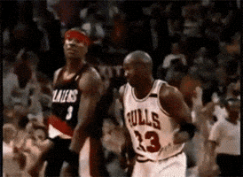 Michael Jordan Shrug GIF by NBA Michael Jordan Shrug GIF by NBA