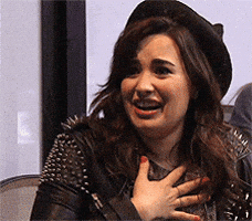 Shocked Demi Lovato GIF Shocked Demi Lovato GIF
