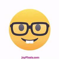 face nerd GIF by JoyPixels face nerd GIF by JoyPixels