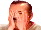 Risitas skam skjule angsthjelp-klistremerke Risitas skam skjule angsthjelp-klistremerke